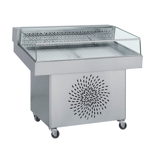 Vitrina frigorifica pentru peste, 1100x850mm