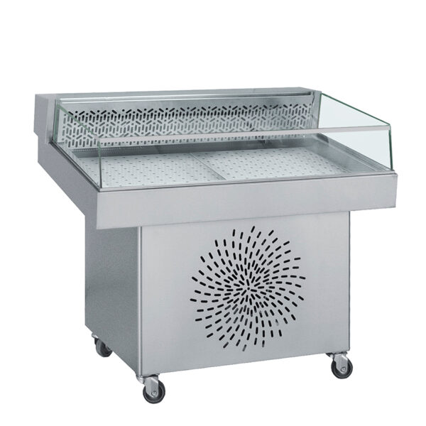 Vitrina frigorifica pentru peste, 1500x850mm