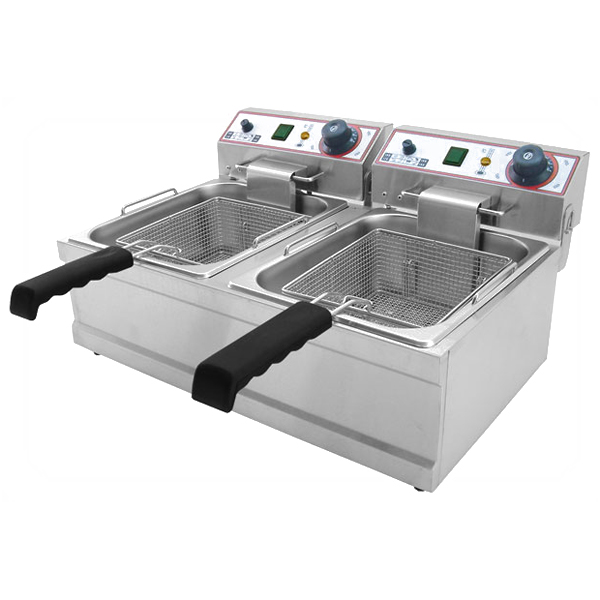 Friteuza electrica 6+6 litri