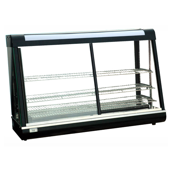 Vitrina calda cu geam culisant 670x440x635mm
