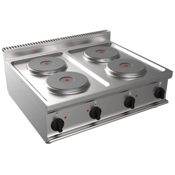 Masina de gatit electrica cu 4 plite, 800x700mm