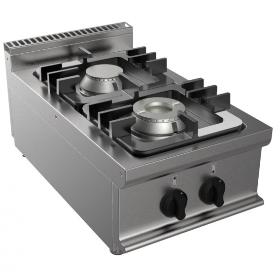 Masina de gatit pe gaz cu 2 arzatoare,  350x700mm