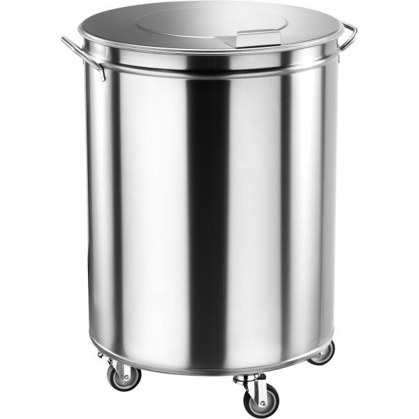 Cos de gunoi din inox, 100 litri