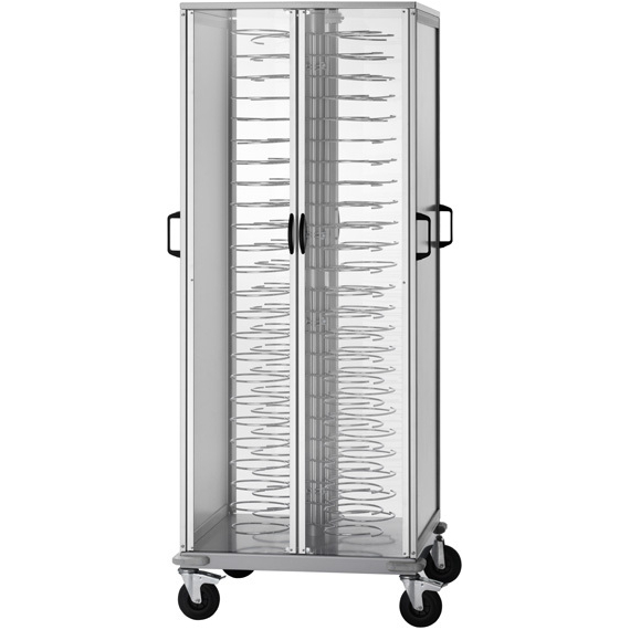 Carucior neutru tip dulap pentru 88 farfurii Ø 18/23cm