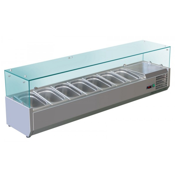 Vitrina frigorifica de banc, 7xGN1/4
