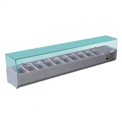 Vitrina frigorifica de banc, 10xGN1/4