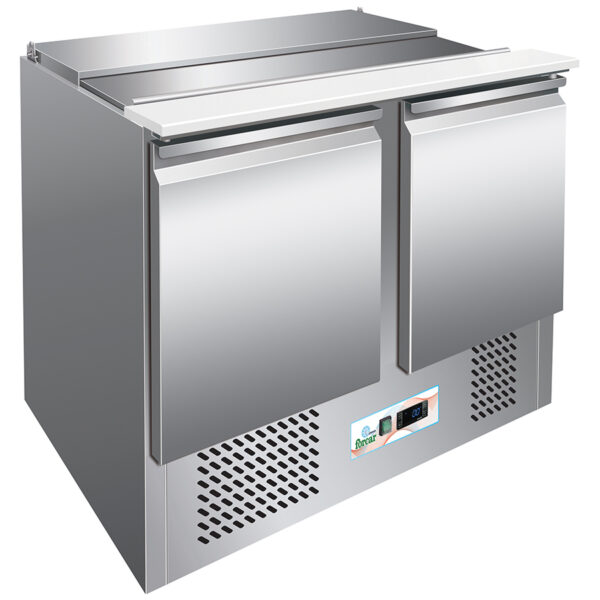 Saladeta cu 2 usi, 1045x700x850mm