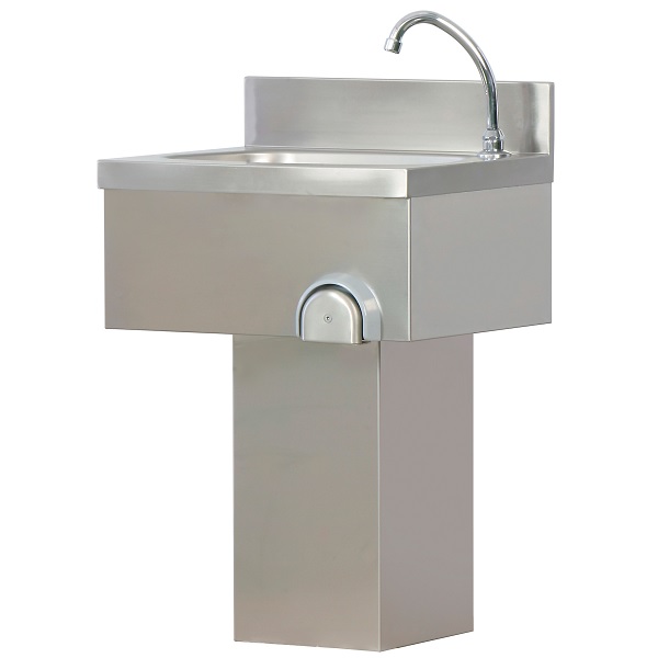 Chiuveta din inox cu actionare la genunchi, 500x400mm