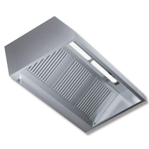 Hota de perete clasica fara motor cu iluminare, adancime 1100mm