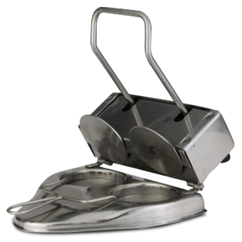 Presa hamburger, 2 forme 100mm
