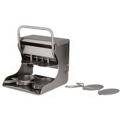 Presa hamburger, 2 forme 130mm